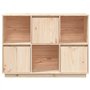 vidaXL Buffet en pin massif 110,5 x 35,1 x 80 cm