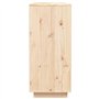 vidaXL Buffet en pin massif 110,5 x 35,1 x 80 cm