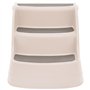 vidaXL Escalier Pliable 3 Marches pour Chien Crème 50x38x38 cm Échelle Voiture