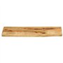 Dessus de table 90x20x2,5 cm bord vif bois massif manguier brut