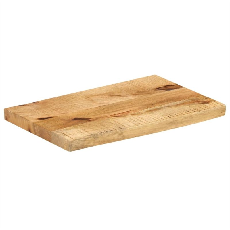 Image secondaire de vidaXL Dessus de Table 50x30x2,5 cm Bord Vivant Bois Massif manguier, Dessus de Table en Bois, Dessus de Table d'appoint, Dessus