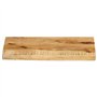 vidaXL Dessus de Table 50x30x2,5 cm Bord Vivant Bois Massif manguier, Dessus de Table en Bois, Dessus de Table d'appoint, Dessus