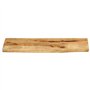 vidaXL Dessus de Table 70x40x2,5 cm Bord Vivant Bois Massif manguier, Dessus de Table en Bois, Dessus de Table d'appoint, Dessus