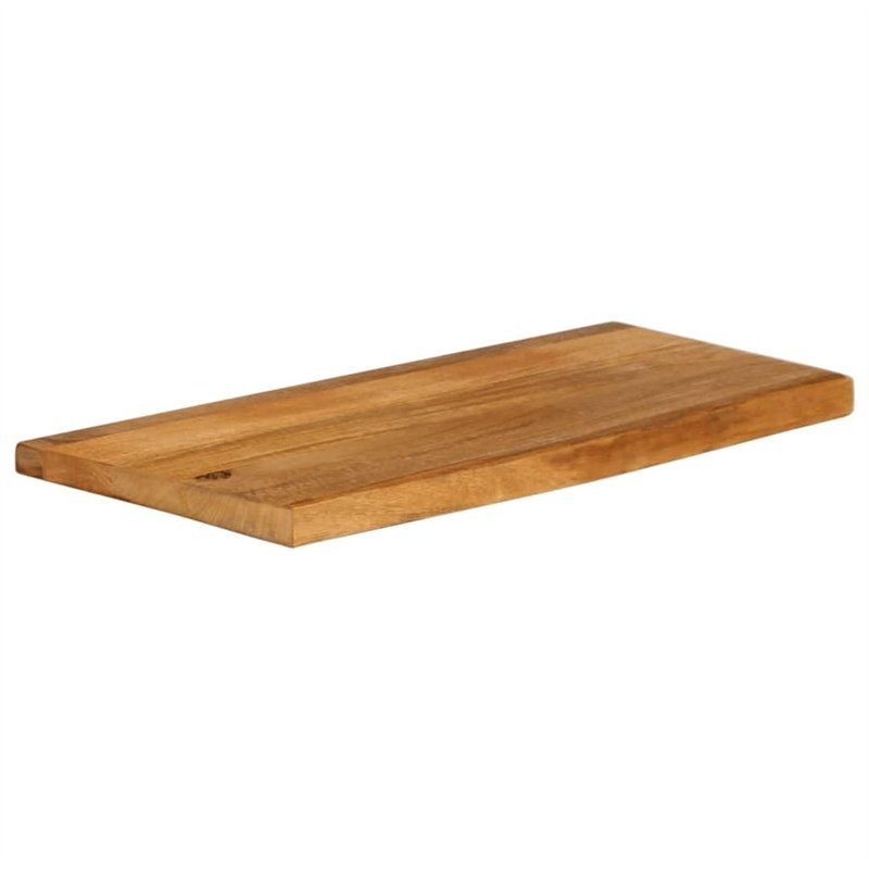 Image secondaire de vidaXL Dessus de Table à Bord Vivant 90x20x2,5 cm Bois Massif manguier