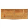 vidaXL Dessus de Table à Bord Vivant 90x20x2,5 cm Bois Massif manguier