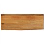 vidaXL Dessus de Table à Bord Vivant 80x20x3