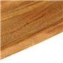 vidaXL Dessus de Table à Bord Vivant 80x20x3,8 cm Bois Massif manguier