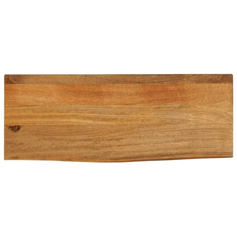 vidaXL Dessus de Table à Bord Vivant 90x20x3,8 cm Bois Massif manguier