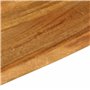 vidaXL Dessus de Table à Bord Vivant 90x20x3,8 cm Bois Massif manguier