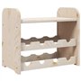 vidaXL Casier à vin avec Panneau supérieur 43x25x37 cm Bois pin Massif