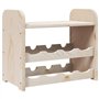 vidaXL Casier à vin avec Panneau supérieur 43x25x37 cm Bois pin Massif, Porte-Verres à vin, casier à vin, casier à vin de Cuisin
