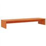 vidaXL Support de Moniteur Marron Miel 100x27x15 cm Bois de pin Solide