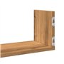 vidaXL Étagères murales 3 pcs chêne Artisanal Bois d'ingénierie