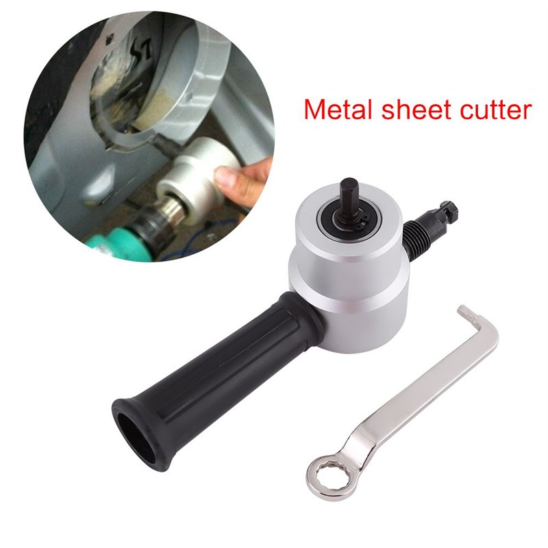 Image secondaire de Fafeicy kit d'outils de coupe de grignoteuse à double tête pour tôle, pour atelier, bricolage à domicile et réparation de voiture