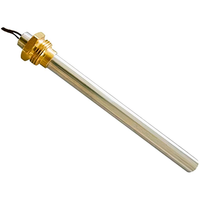 Résistance Bougies Allumage pour poêle à pellets 270 W 140 mm (+/- 2 mm) 130 mm ; diamentro 9,9 mm ; filetage 3/8. Pour AMG Rave