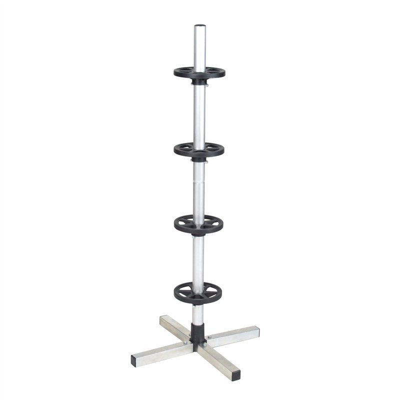 cartrend Unitec 1090 Arbre de Stockage de pneus, Argenté/Noir