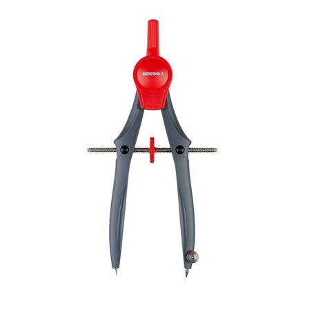 Kores - Cirkos : Compas de géométrie avec molette de réglage pour enfants