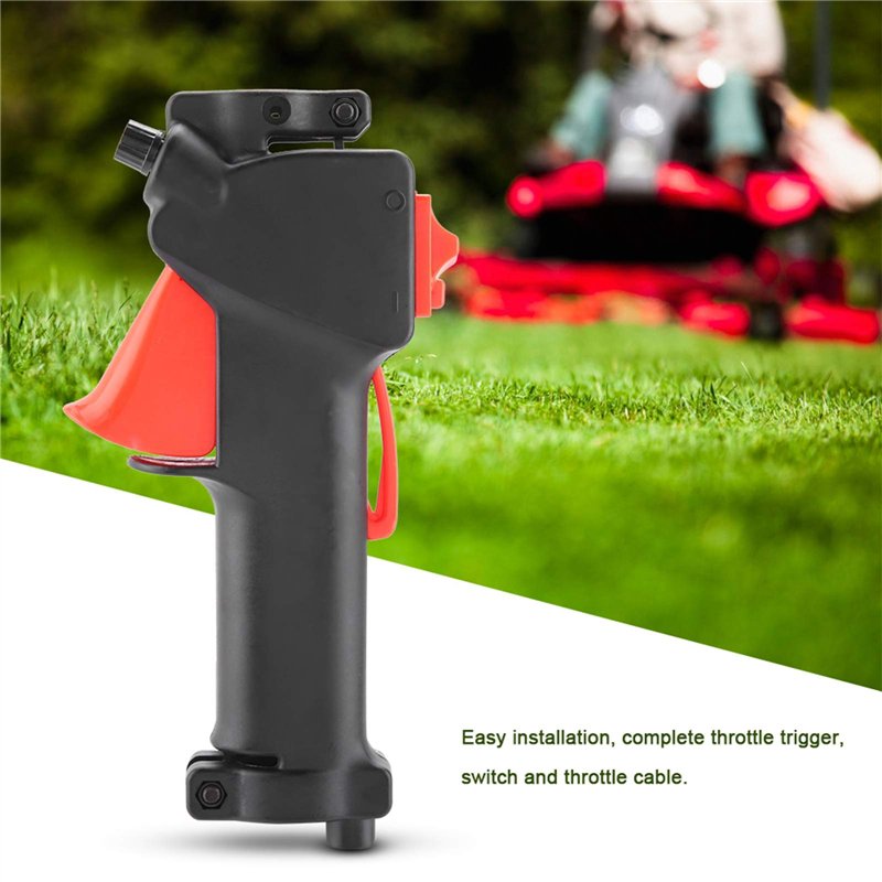 Image secondaire de Buachois Débroussailleuse Poignée Commutateur, 26mm débroussailleuse Interrupteur de poignée de gâchette d'accélérateur pour la 
