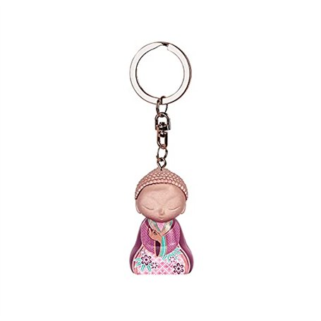 LITTLE BUDDHA Porte clés bouddha 4.5cm Balance the mind VERSION ANGLAISE