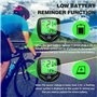 SPGOOD Compteur Vélo sans Fil, 19 Fonctions Étanche IP54 avec Compteur Vélo De Vitesse De Vélo À Affichage Rétro-Éclairé, Compte