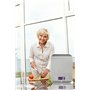 HomeFashion Balance de Cuisine Électronique de Haute Précision 5000g/1g avec Écran LCD Rétroéclairé, 6 Unités et Fonction Tare A