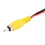 Qiilu 15m caméra de recul câble à mâle à mâle câble Audio vidéo AV Cordon 15m / 49.2ft pour caméra arrière de Voiture Lecteur DV