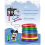 Recharges de filament PLA 24 couleurs pour stylo 3D, filament premium 1,75 mm pour imprimante 3D/stylo 3D, chaque couleur 3 mètr