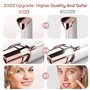 Gurelax - Epilateur Visage Femme, Rechargeable, Rasoir Electrique Femme, Epilateur Visage Femme Sans Douleur, Epilateur Visage P