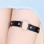 Borsgye Lot de 2 porte-jarretelles élastiques réglables en cuir synthétique synthétique pour cuisse, harnais punk gothique – Ann