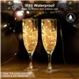 Guirlande Lumineuse 12M 120 LEDs, Girlande de Lumière IP65 Etanche Guirlandes Lumineuses Intérieur Decoration pour Mariage Fête 