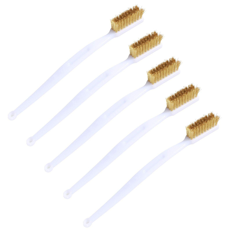 ALMOCN Lot de 5 brosses à dents en fil de cuivre pour imprimante 3D