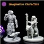 15 Figurines héros et PNJ pour Figurines DND D&D Miniatures et Donjon et Dragons Minis DND pour Jeu de rôle de Table de Jeu de r