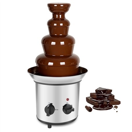 4 Niveaux Fontaine à Chocolat électrique Machine de Fusion de Chocolat Fontaine de Chocolat Fondue Chocolat Electrique Machine à