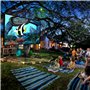 Écran de projection portable 100" 16:9 4K HD avec support pour intérieur ou extérieur