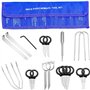 ALFFREUDE 20 pcs Kit Demontage Autoradio Outil de Démontage Voiture Autoradio Outil de Suppression de Radio avec Sac de Rangemen
