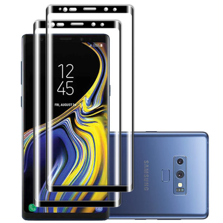 Vuciya [Lot de 2] Verre Trempé pour Samsung Galaxy Note 9，3D Couverture Complète Glass écran Protecteur