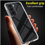 Coque pour Samsung Galaxy S21 Plus 5G (S21 + 6,7 Pouces) 360 Degrés Protection, Transparente Souple Mince Étui en Silicone TPU F