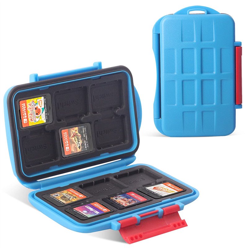 LYNCA Étui pour Carte de Jeu pour Nintendo Switch, Porte-Cartouche de Protection Antichoc avec boîte de Rangement pour Jeu de Ca