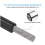 J&D 2-Pack EPS 8 Pin Câble de Extension d'alimentation, EPS 8 Broches Power Extension Câble, 30cm