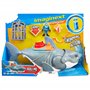 Fisher-Price Imaginext Requin Méga Mâchoire avec Figurine de Plongeur, Cage et Accessoires Inclus, Jouet pour Enfant de 3 à 8 An