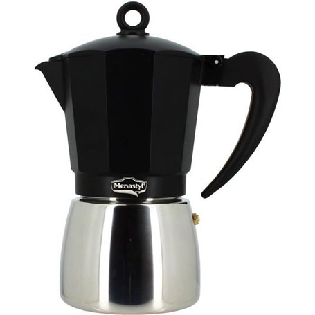 Cafetiere Italienne - MENASTYL - 3935071 - Aluminium - 9 tasses - Tous feux dont induction