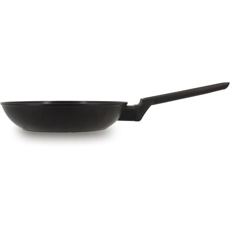 Poele - MENASTYL - 6020635 - En aluminium forgé - 20 cm - Noir - Tous feux dont induction