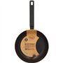 Poele - MENASTYL - 6020636 - En aluminium forgé - 24 cm - Noir - Tous feux dont induction