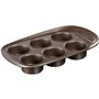 Moule a muffin - PYREX - 1452001 - Rond - Acier carbone - Antiadhésif - 6 cavités