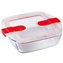 Boîte rectangulaire avec couvercle - PYREX - 1451021 - 20 x 17 cm - 1 L - Cook & Heat - Base en verre borosilicate