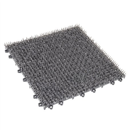 Dalle grise gazon synthétique 30 x 30 cm lot de 6