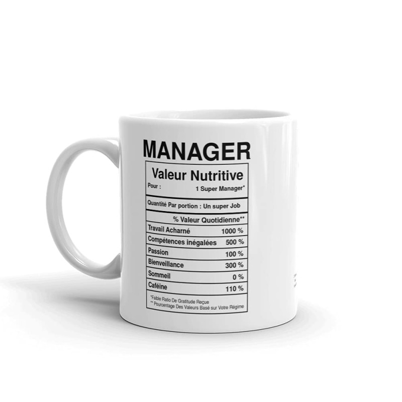 Image secondaire de L'Esprit Des Anges Tasse-Mug Collègue-Manager Valeur Nutritive - Idée Cadeau Patron Travail Nouveau Job