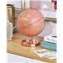 Globe Terrestre Rose pour Salon Chambre ou Bureau s'Adapte à Tout Type de Décoration d'Intérieur Moderne et Traditionnel Beliani