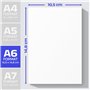 500 Feuilles (50 par Bloc) Papier Premium 90 g/m². Petit