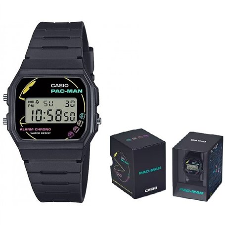 Montre Unisexe Casio F-91 - PACMAN Series Limited Edition Noir (Ø 35 mm)